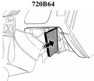 Localisation du filtre habitacle et procédure de montage