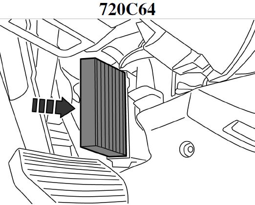 720C64 Filtre habitacle