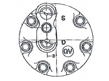 Compresores Sanden Caudal fijo R134a SD7H15 TYPE : SD7H15 | 7700111289 | 1.1088 - 32170 - 51-8010 - 699088 - 8074 - 8074E - 8074F - C8807341A - CP18006 - S8074 - U8074