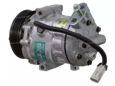 Compressor Sanden Variável SD6V08 TYPE : SD6V08 | 6854021 - 9114942 | 1511 - 1511E - 1511F - 1550 - 1550E - 1550F - 58726 - 699309 - C8807367A - S1511 - S1550 - U1511 - U1550