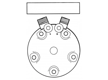 Compresseur Sanden Fixe R134a SD5H14 TYPE : SD5H14 | 015550508 - 4120-01-555-0508 - 4120015550508 - 425-963-A230 | 20-10183 - 32799G - 4507 - 4507E - 4507F - 509-436 - 5800029 - 5801 - 5801E - 5801F - 6627 - 6627E - 6627F - 6665 - 6665E - 6665F - C8807283A - S4507 - S5801 - S6627 - S6665 - U4507 - U5801 - U6627 - U6665