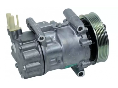 Compressor Sanden Variável SD6C12 TYPE : SD6C12 R134a / 1234yf | 6453WK - 6455ZZ - 648701 - 648708 - 648709 - 9659875780 - 9671216280 - 9678656080 - 9819711680 - 9822826880 | 1351 - 1351E - 1351F - 1355 - 1355E - 1355F - 1363 - 1363E - 1363F - 1364 - 1364E - 1364F - 1367 - 1367E - 1367F - 1376 - 1376E - 1376F - 1380N - 1380NE - 1380NF - 920.20193 - CP07010 - S1351 - S1355 - S1363 - S1364 - S1367 - S1376 - S1380N - TSP0156120M - U1351 - U1355 - U1363 - U1364 - U1367 - U1376 - U1380N