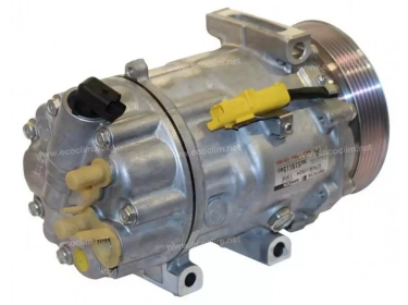 Compressor Sanden Variável SD7C16 TYPE : SD7C16 | 6453RV - 9659876080 - 9671334780 - 9684960580 | 1308 - 1308E - 1308F - 1320 - 1320E - 1320F - 1330 - 1330E - 1330F - 1340 - 1340E - 1340F - 32772G - 8FK351316371 - 920.20194 - 98875 - ACP1273000P - CNK256 - CP07022 - S1308 - S1320 - S1330 - S1340 - U1308 - U1320 - U1330 - U1340