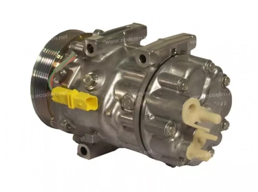 Compressor Sanden Variabel SD7V16 TYPE : SD7V16 | 6453TA - 6453TC - 6453VC - 6453VE - 6453YW - 9655223080 - 9686061980 | 1270 - 1270E - 1270F - 1817 - 1817E - 1817F - 1848E - 1848EE - 1848EF - 920.20182 - S1270 - S1817 - S1848E - U1270 - U1817 - U1848E