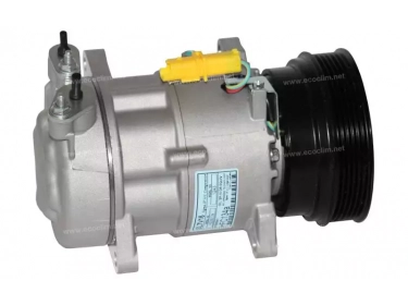 Compressor Sanden Variabel SD7V16 TYPE : SD7V16 | 6453NH - 9642800780 | 1243 - 1243E - 1243F - 32266 - 51-1243 - S1243 - U1243