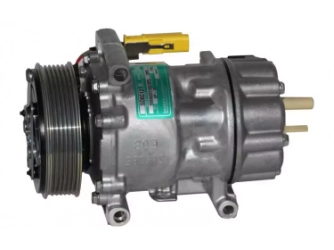 Compressor Sanden Variável SD6C12 TYPE : SD6C12 | 9677824580 | 1369 - 1369E - 1369F - S1369 - U1369