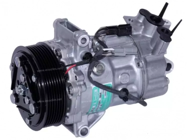 Compressor Sanden Variável SNE12 / SNC12 Type : SNC12 R1234yf | 608248813 - 926005450R - 926008955R | 51-8864 - 8858 - 8858E - 8858F - 8864 - 8864E - 8864F - FV001 - FV001E - FV001F - S8858 - S8864 - SFV001 - U8858 - U8864 - UFV001