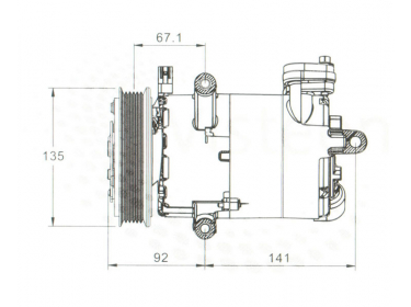 Compresores Visteon Compresor completo TYPE : VS16 | 1371569 - 1385920 - 1421334 - 1429044 - 6453SR - 6453SS - 6C1119497AA - 6C1119497AB - 6C1119D629AC - 6C1119D629AD - 9658128580 | 32411 - 51-8623340 - 8FK351334021 - 920.60750 - DCP07014 - DCP070140 - DCP070141 - DCP070142 - DCP070143 - DCP070144 - DCP070145 - DCP070146 - DCP070147 - DCP070148 - DCP070149 - FDK417 - TSP0155852