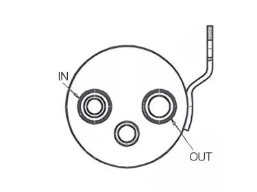 Filtre déshydrateur Déshydrateur OEM  SANS PRISE DE PRESSION | 0.015.4222.4/20 - 0.015.4222.4/30 - 001542224/30 - 00154222420 - 00154222430 | 800-1522