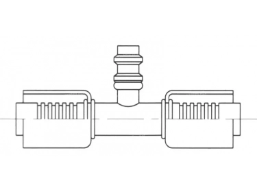 Anschluss Aluminium standard fitting Druckentnahme PRISE DE PRESSION R134a |  |