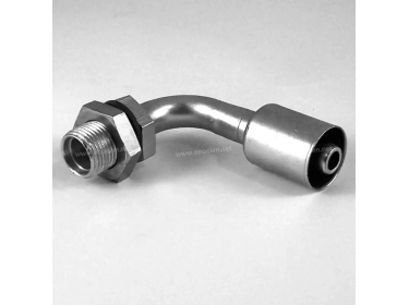 Koppeling Alu krimpfitting - gereduceerde dia. 90° MALE ORING PASSE CLOISON |  | 15826 - 35-B1821 - 60643032