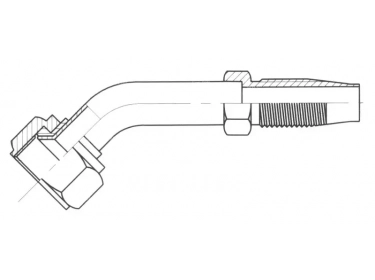 Raccord Réutilisable 45° FEMELLE FLARE |  |