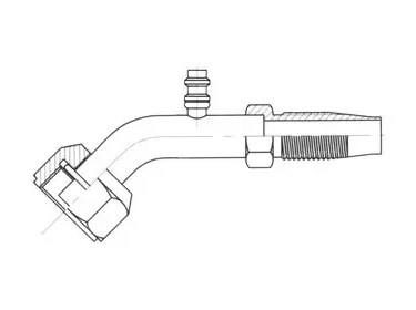 Racores Reusables 45° FEMELLE ORING PP R134a |  |