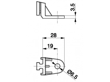 Fan Onderdeel SUPPORT PLASTIQUE SPAL |  | 3013.0010