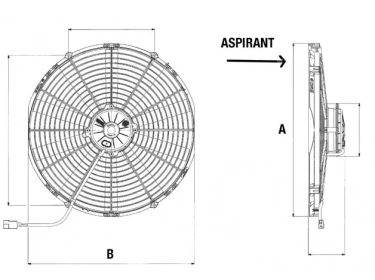 Ventilador Aspirantes 12V Lâmina : Ø385 SPAL - Ø = 385 - EPAIS = 86 | 0.010.0618.4 | 1209014 - 12090140 - 12090141 - 12090142 - 12090143 - 12090144 - 12090145 - 12090146 - 12090147 - 12090148 - 12090149 - 30102120 - C8810020A - VA18-AP6-41MA - VA18-AP70/LL-86A - VA18AP70LL86A