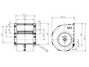 Diffusion d'air Soufflerie Monoturbine 12V 3 VITESSES | 9966431 | 010A7074D - 1208007 - 12080070 - 12080071 - 12080072 - 12080073 - 12080074 - 12080075 - 12080076 - 12080077 - 12080078 - 12080079 - 30003525B