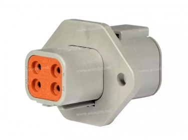 Electric component DEUTSCH Connector Receptacle AVEC FLASQUE DTP04 4P-L012 |  |