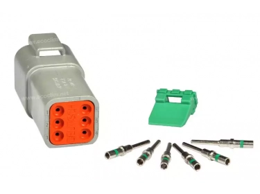 Componente elétrico Conector DEUTSCH Kit 6 VOIES DT04-6P |  |