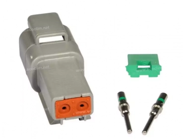 Componente elétrico Conector DEUTSCH Kit 2 VOIES DT04-2P |  |