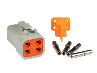 Componente elétrico Conector DEUTSCH Kit 4 VOIES DTP06-4S |  |