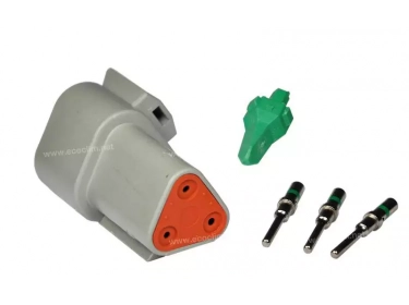 Componente elétrico Conector DEUTSCH Kit 3 VOIES DT04-3P |  |