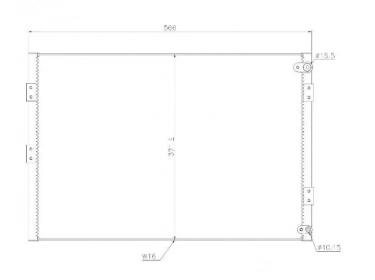 Echangeur Condenseur OEM  | 1911513830 - 208-979-7520 - 2089797520 | 400-6145 - 62-KT6145