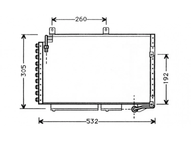 Echangeur Condenseur OEM  | 443260401H - 443260403F | 11.5013 - 1223139 - 12231390 - 12231391 - 12231392 - 12231393 - 12231394 - 12231395 - 12231396 - 12231397 - 12231398 - 12231399 - 35321 - 53618 - 7401505 - AI5120