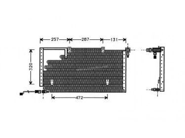 Echangeur Condenseur OEM  | 443260401 | 1223138 - 12231380 - 12231381 - 12231382 - 12231383 - 12231384 - 12231385 - 12231386 - 12231387 - 12231388 - 12231389 - AI5138