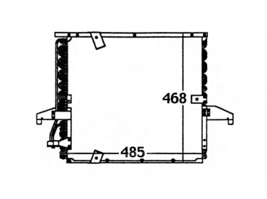 Echangeur Condenseur OEM  | 64531385165 - 64538369165 | 35133 - 53929 - BW5180 - CO05034