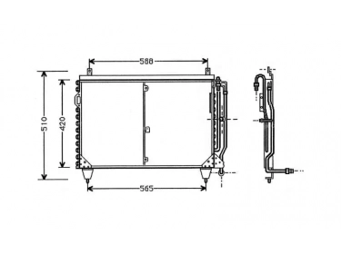 Echangeur Condenseur OEM  | 1268302470 - 1268302870 - A1268302470 - A1268302870 | 11.5007 - 1223055 - 12230550 - 12230551 - 12230552 - 12230553 - 12230554 - 12230555 - 12230556 - 12230557 - 12230558 - 12230559 - 24-30037 - 35019 - 53918 - 7036218305 - 816955 - 8FC351035781 - AC167000P - MS5199