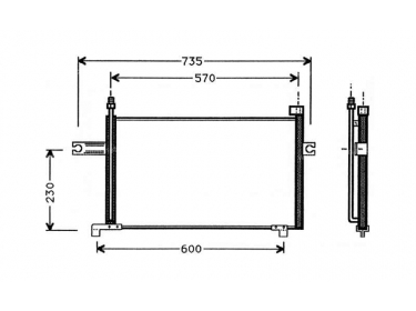 Exchanger Condenser OEM  | 9211050B00 | 1223309 - 12233090 - 12233091 - 12233092 - 12233093 - 12233094 - 12233095 - 12233096 - 12233097 - 12233098 - 12233099 - 35290 - 53714 - 7401497 - DN5175