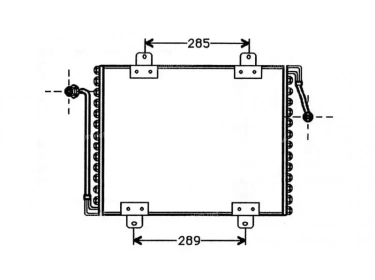 Echangeur Condenseur OEM  | 7700791009 | 35213 - 53207 - RT5180