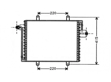 Serpentin Condensador OEM  | 7700803429 | 35819 - 53757 - 7004098 - 816869 - RT5195