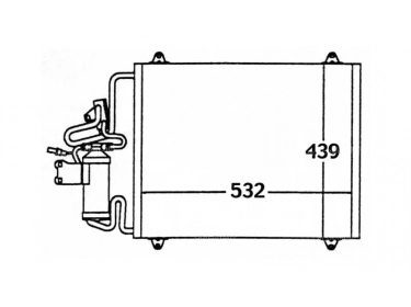 Echangeur Condenseur OEM  | 7701035441 | 1223096 - 12230960 - 12230961 - 12230962 - 12230963 - 12230964 - 12230965 - 12230966 - 12230967 - 12230968 - 12230969 - 7401489