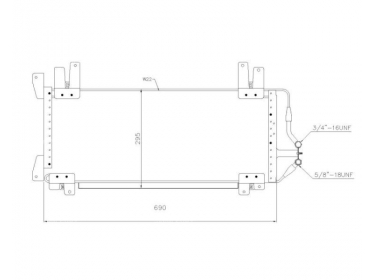 Exchanger Condenser OEM  | 7700782518 | 35136 - 62-RT5184 - 7402147 - 816742 - RT5184