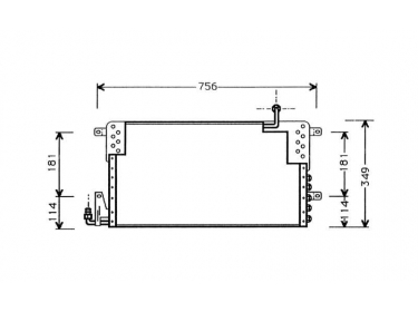 Exchanger Condenser OEM  | 3A0820413A | 1223113 - 12231130 - 12231131 - 12231132 - 12231133 - 12231134 - 12231135 - 12231136 - 12231137 - 12231138 - 12231139 - 35038 - 53818 - 7401503 - 816911 - VW5161