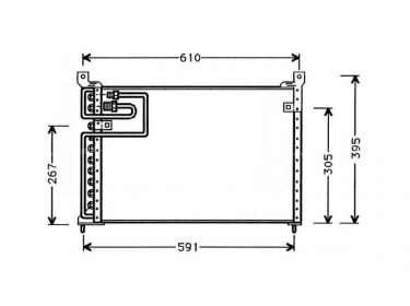 Warmtewisselaar Condensor OEM  | 152056 - CDU2420 | 53790 - CO19009