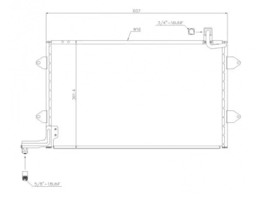 Echangeur Condenseur OEM  | 1H0820413 | 35030 - 53812 - 7401191 - VW5137