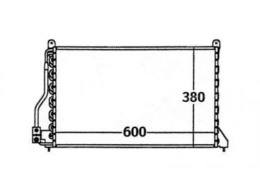 Echangeur Condenseur OEM  | 1850037 - 90508121 | 816923 - 8880400026 - 8FC351036181 - OL5295 - TSP0225049