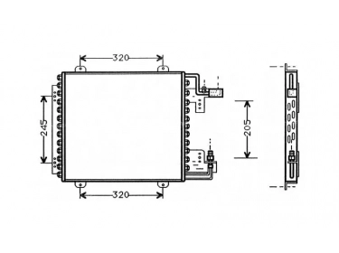 Serpentin Condensador OEM  | 7700272616 - 7700826693 | 31940 - 53766 - 816993 - CO18128 - RT5210