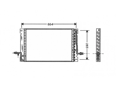 Wärmetausche Kondensator OEM  | 3545758 - 9122940 |