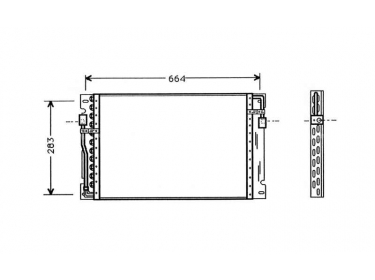 Exchanger Condenser OEM  | 6849575 - 6849580 | 35151 - 7402015 - VO5077