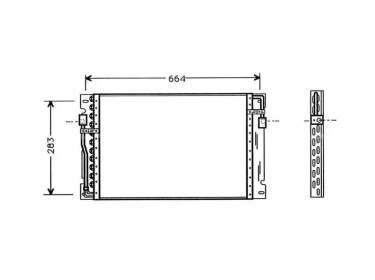 Echangeur Condenseur OEM  | 6849575 - 6849580 | 35151 - 7402015 - VO5077