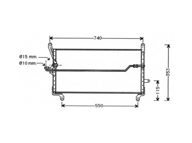 Warmtewisselaar Condensor OEM  | 46431787 | 1223467 - 12234670 - 12234671 - 12234672 - 12234673 - 12234674 - 12234675 - 12234676 - 12234677 - 12234678 - 12234679 - 35258 - 53660 - FT5179