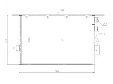 Echangeur Condenseur OEM  | 1022553 - 97BW19710AF | 11.5079 - 1223034 - 12230340 - 12230341 - 12230342 - 12230343 - 12230344 - 12230345 - 12230346 - 12230347 - 12230348 - 12230349 - 34-31038 - 35196 - 53667 - 7005002 - 817232 - 94308 - FD5259