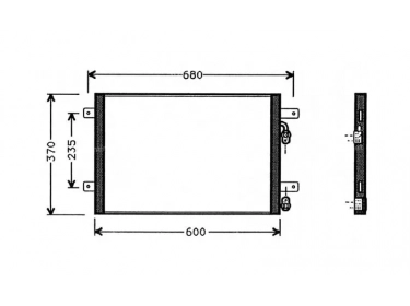 Echangeur Condenseur OEM  | 1029057 - 54536820 - 7M0820413E - 95NW19710AF | 1223401 - 12234010 - 12234011 - 12234012 - 12234013 - 12234014 - 12234015 - 12234016 - 12234017 - 12234018 - 12234019 - 35249 - 53825 - 816948 - VW5153