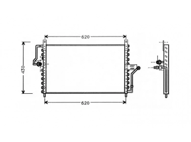 Echangeur Condenseur OEM  | 1850018 - 90457681 | 1223500 - 12235000 - 12235001 - 12235002 - 12235003 - 12235004 - 12235005 - 12235006 - 12235007 - 12235008 - 12235009 - 35194 - 53724 - 816952 - OL5223