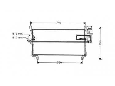 Exchanger Condenser OEM  | 46431789 | 1223466 - 12234660 - 12234661 - 12234662 - 12234663 - 12234664 - 12234665 - 12234666 - 12234667 - 12234668 - 12234669 - 35257 - 53655 - 816966 - FT5177D