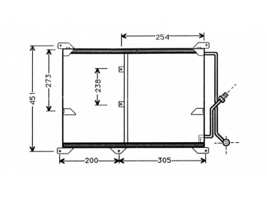 Exchanger Condenser OEM  | 2018302270 - A2018302270 | 53690 - 816932 - MS5197