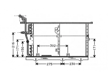 Wärmetausche Kondensator OEM  | 1298300270 - A1298300270 |